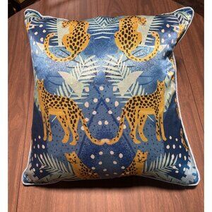 Brentwood Originals Cheetah Pattern Decorative Pillow With Duck Feather Filling